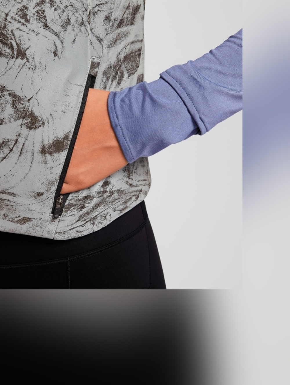 NWT Nike Swift Therma-FIT ADV Running Vest Women Marble Gray $160 - Picture 8 of 16
